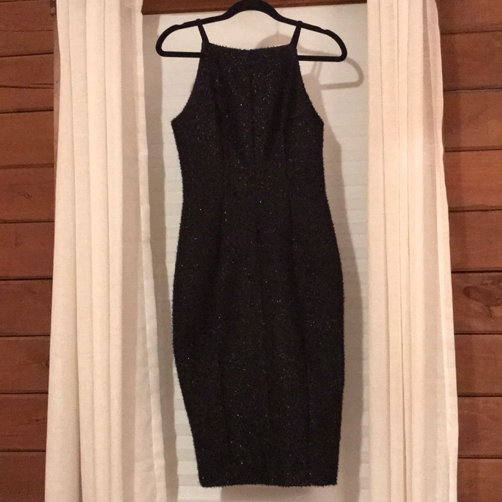 H&M Black Sparkle Dress